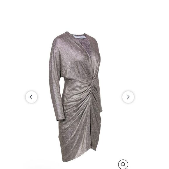 NWT IRO Metallic Mini Dress / Size-32 XS - Picture 11 of 12